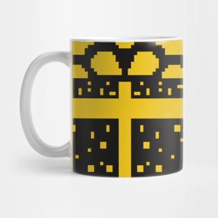 Gift box pixel art Mug